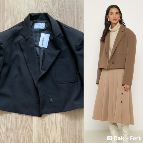 Oversized Cropped (Blazer) Jacket (JACKET 4562) - Picture 1 of 7